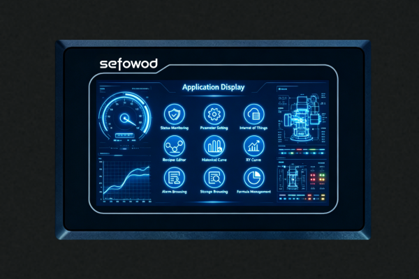 Industrial PLC HMI all in one touch panels for smart factory automation integration