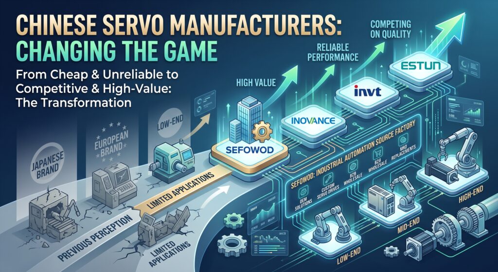 Chinese Servo Drive Manufacturers Sefowod INOVANCE INVT Estun B2B Wholesale Chinese servo drive manufacturers Sefowod INOVANCE INVT Estun industrial automation source factory B2B