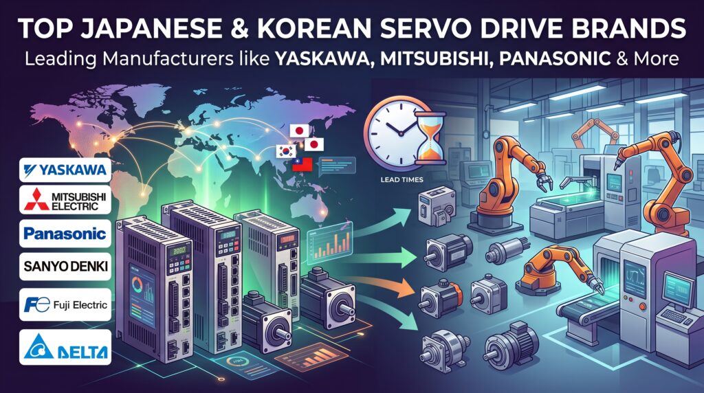 Japanese and Korean Servo Drive Manufacturers Yaskawa Mitsubishi Panasonic Delta Japanese and Korean servo drive manufacturers Yaskawa Mitsubishi Panasonic Delta performance comparison