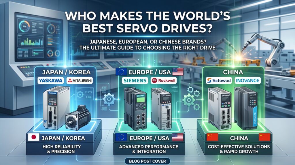 Global Servo Drive Manufacturers Overview Leading servo drive manufacturers global comparison Japanese Korean European American Chinese brands